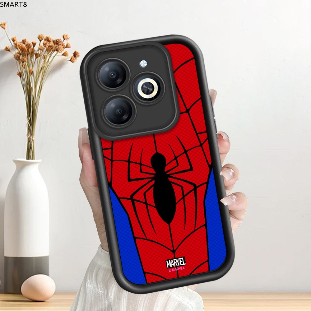For Infinix Smart 8 เคสอินฟินิกซ์ เคส JGS New Original Design Soft Liquid Silicone Camera Protection Phone Case Cover