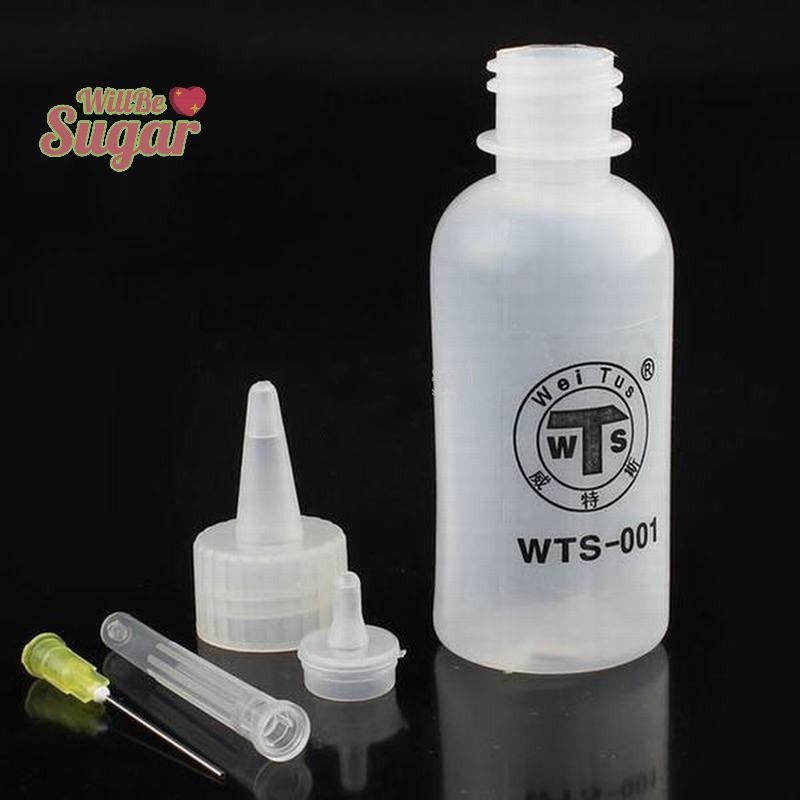 [WillBesugarT] 50ml WTS-001 Tip Plastic Rosin Bottle Cleaner Liquid Flux Oil Dispenser Plastic Hand 