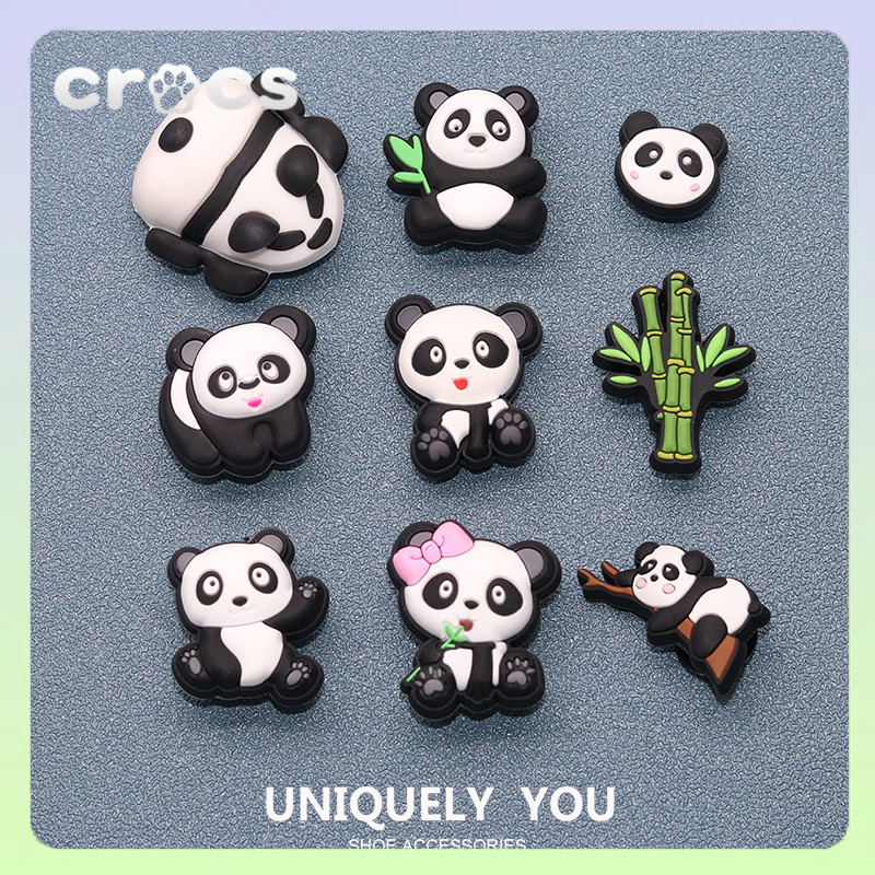 jibbitz crocs Panda series charm crocs เกาหลี crocs jibbitz jibbitz crocs ของแทั