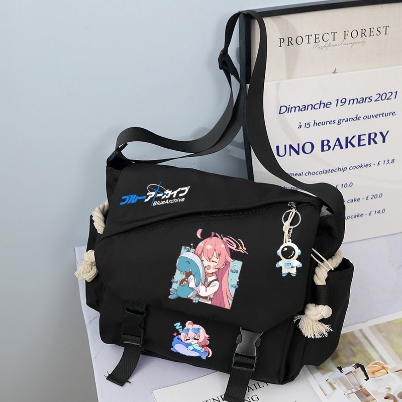 สินค้าเกม Blue Archive กระเป๋าเป้สะพายหลังนักเรียน Campus กระเป๋าสะพาย Takanashi Hoshino กระเป๋าสะพา