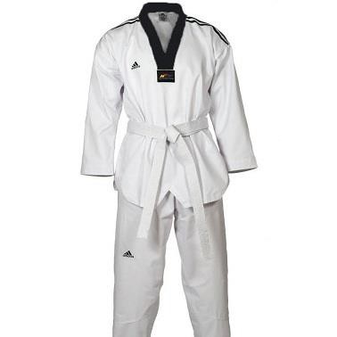 Adidas Taekwondo Karate Silat Kungfu Boxing Black Uniform WTF Fighter