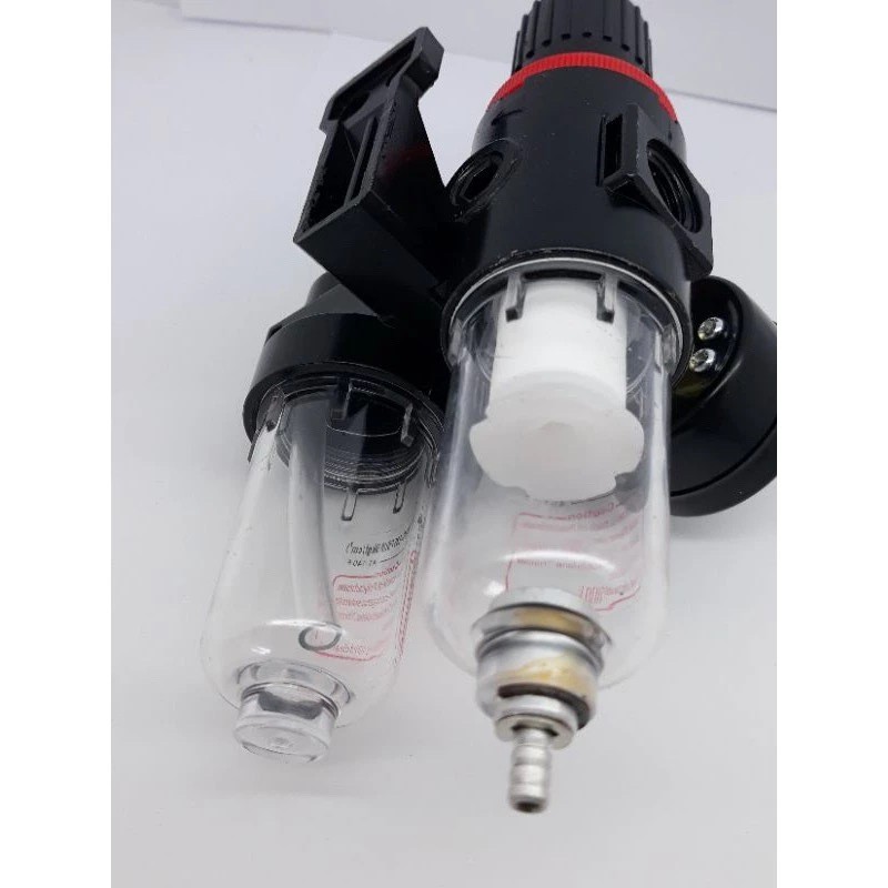 AFC2000 กรองอากาศปั้มลม ชุดกรองลมดักน้ำ กรองท้ายกาพ่นสี ปรับแรงดันลม PM20+SM20 - รูปที่ 4