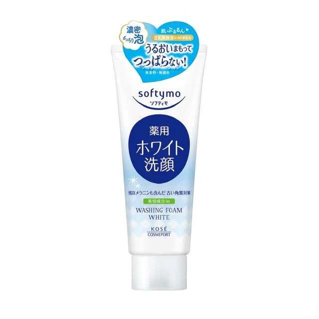 SOFTYMO WASHING FOAM WHITE 150 G / โฟมล้างหน้า ผสมสารสกัดจากไข่มุก