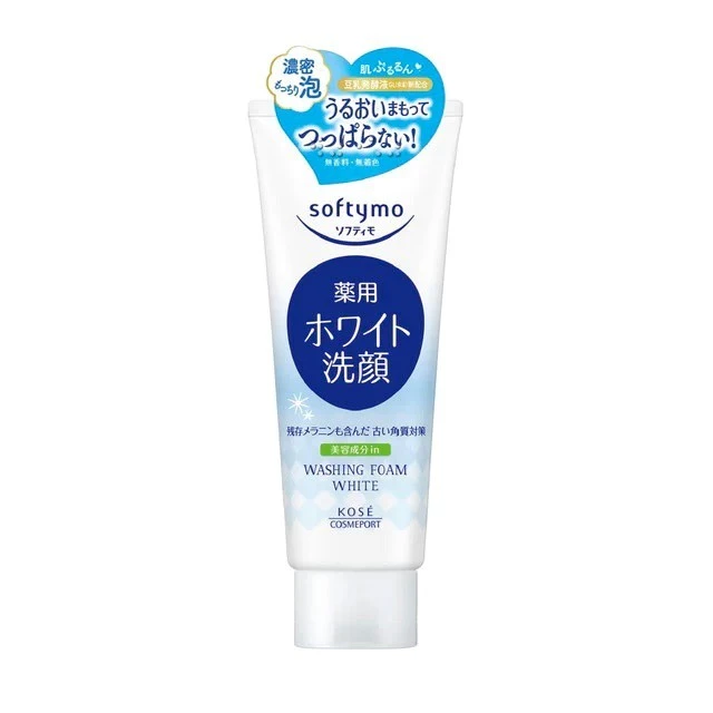 SOFTYMO WASHING FOAM WHITE 150 G / โฟมล้างหน้า ผสมสารสกัดจากไข่มุก