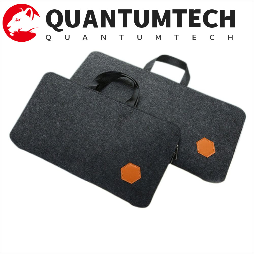Quantumtech คีย์บอร์ดแบบกลไก Anti Shock อุปกรณ์ต่อพ่วงคอมพิวเตอร์จัดเก็บกระเป๋าเดินทางป้องกันฝุ่นขนาดใหญ่ความจุคีย์บอร์ด Felt กระเป๋า