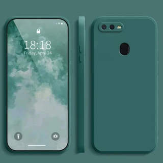 เคส OPPO A5S A7 A12 สีทึบ OPPO A7 / A12 / A5S เคสซิลิโคนป้องกันการตกสีธรรมดาเรียบง่าย YT