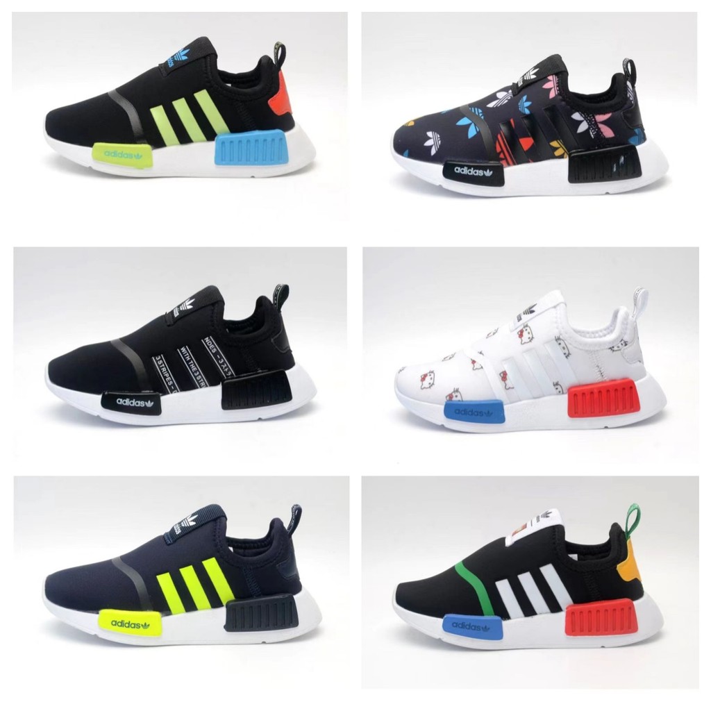 พร้อมส่งรองเท้าผ้าใบ A Series NMD สําหรับเด็ก ไซส์ 22-37 AXDK