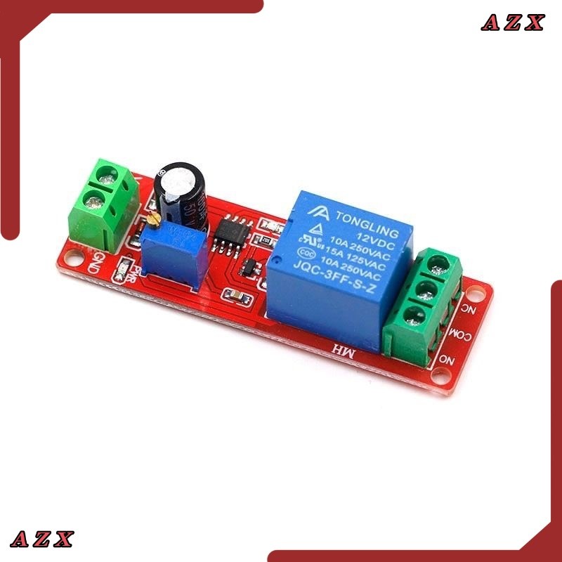 ￼Dc 12v Ne 555 12v และ5v Delay Relay Shield 0~10 S ~ 10 S อุปกรณ์เสริมรถยนต์
