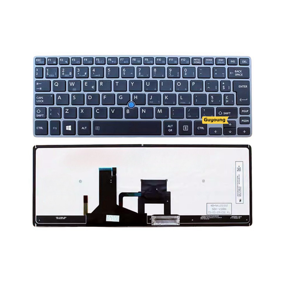 สําหรับโตชิบา Z30-A Z30-C Z30T-B Z30-B1320 R30-B Backlit คีย์บอร์ด