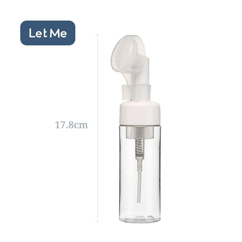 Let Me ขวดแปรงซิลิโคน-ขวดปั๊ม ขวดสำหรับแบ่งเครื่องสำอางแบบแปรงซิลิโคนแบบขวดปั๊มขนาด 100 มล.LM-2078 - รูปที่ 4