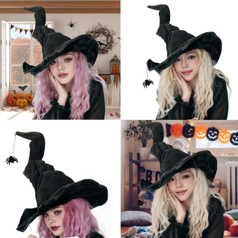 Whi แฟนซี Lolitas หมวกแม่มด Widget Gothicism หมวก Creative Lolitas สไตล์หมวกจี้