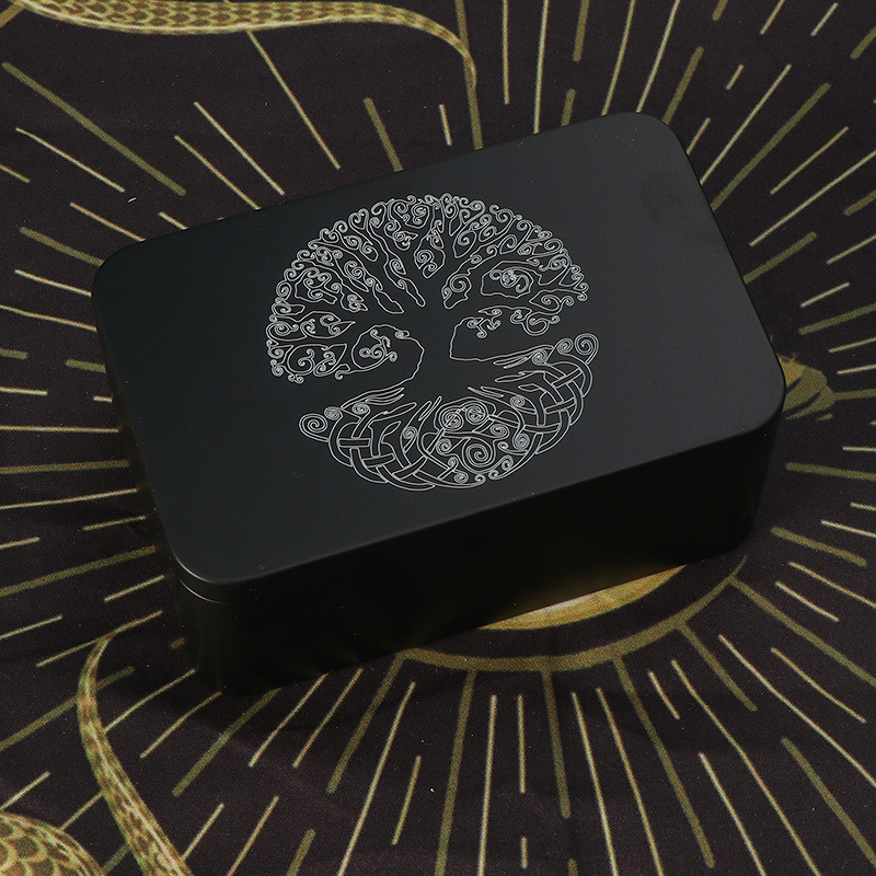 กล่องเก็บไพ่ทาโรต์กล่องไพ่ทาโรต์แบบพกพากล่องเก็บกล่องการ์ดกล่องการ์ด