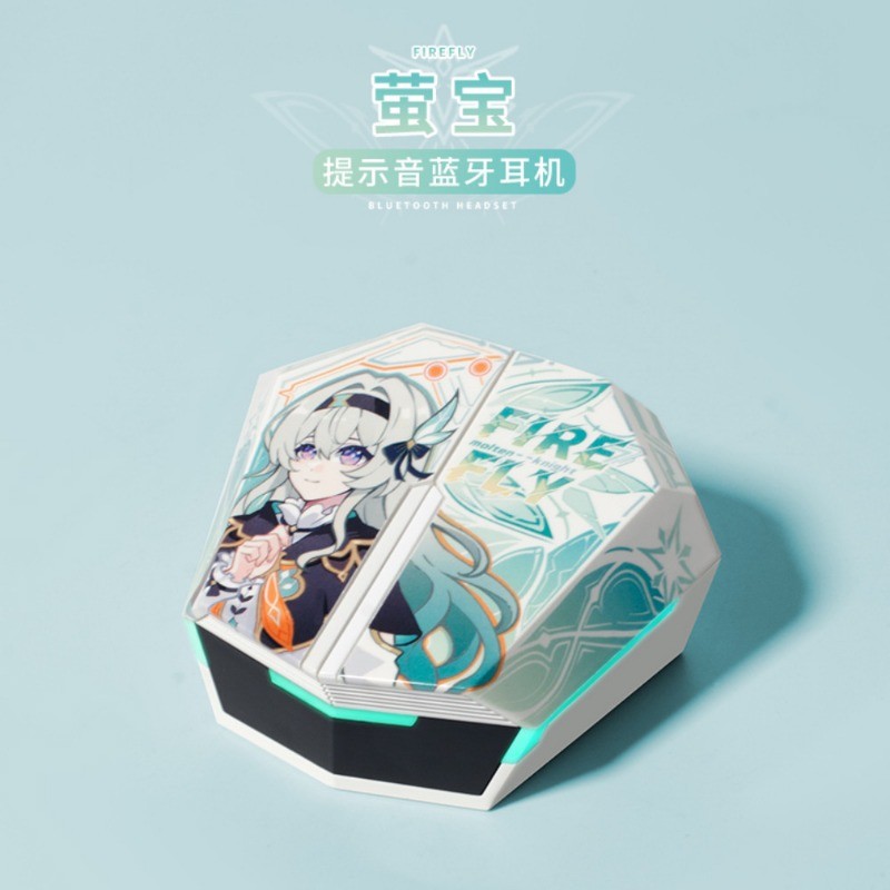 Free Badgefirefly บลูทูธ 5.3 หูฟัง Soundline Tiptone Honkai: Star Rail Sakura Bronya Yae TWS ไฮไฟคุณภาพเสียง Long Endurance Latency ต่ําเพลงเกมอะนิเมะหูฟัง
