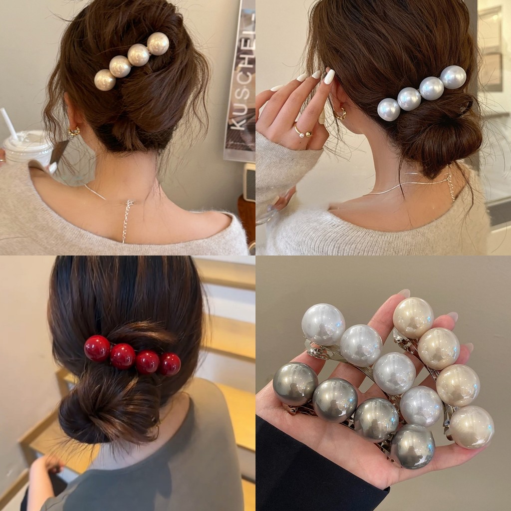 คําสี่เหลี่ยมรอบกิ๊บมุกบุคลิกภาพใหม่ของเกาหลีใต้ฤดูใบไม้ผลิคลิปแฟชั่นทั้งหมดสแควร์อุปกรณ์ผมผู้หญิง