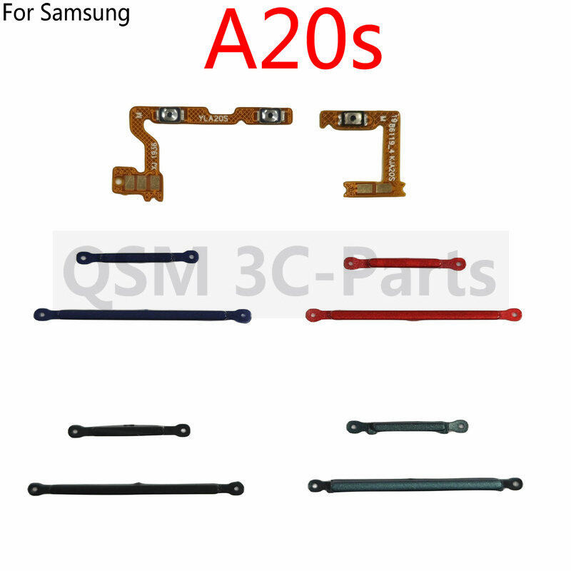 เปิดสวิตช์ระดับเสียงปุ่ม Flex Cable Replacement สําหรับ Samsung Galaxy A20S A207
