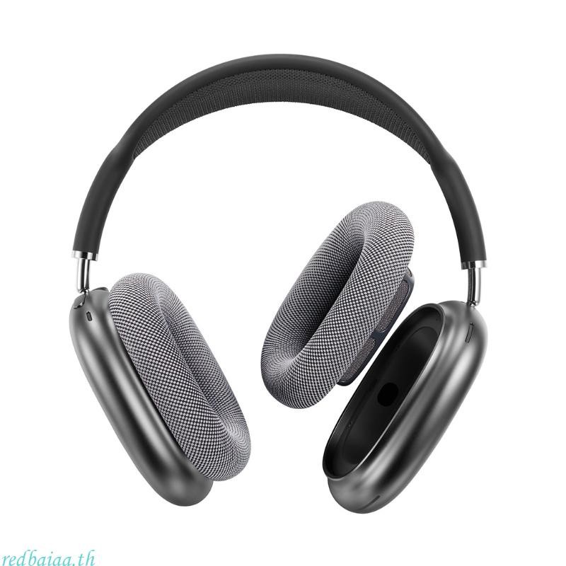 Redbaiaa1 เปลี่ยนฟองน้ําแผ่นรองหูฟังสําหรับ Air Pods Max หูฟัง Earcup Protectors AirPod Max แผ่นรองห