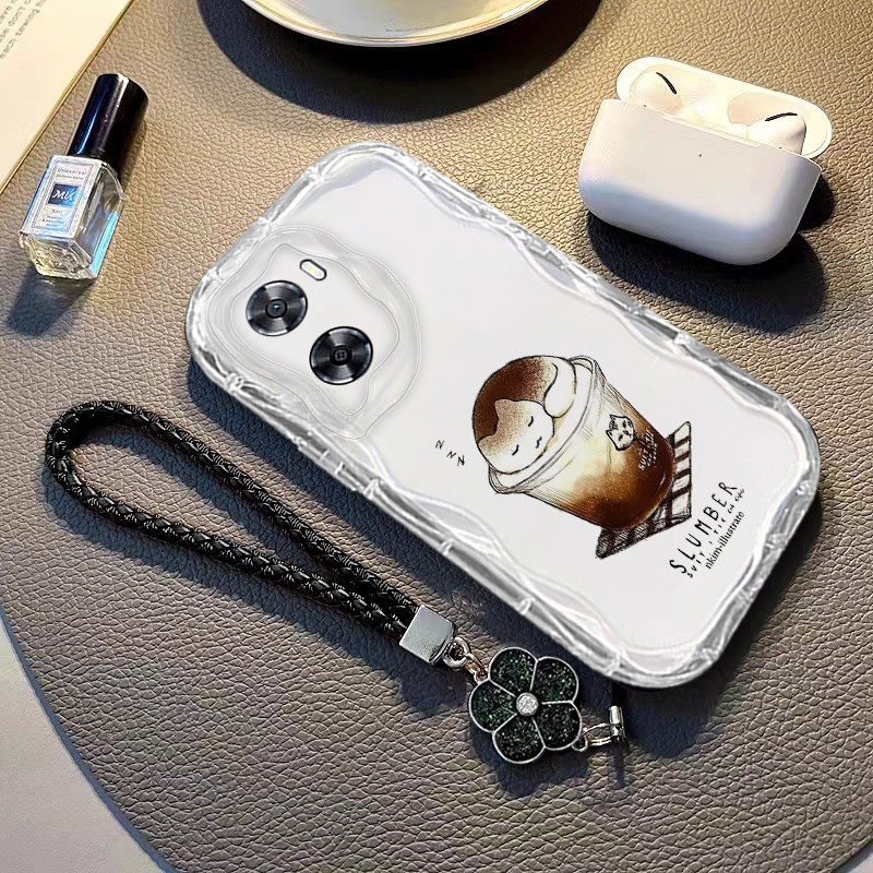 เคส OPPO A77S A57 2022 4G มเคสโทรศัพท ์ ปร่งใสกันกระแทก ป้องกันกล้องดอกไม้ เคสโทรศัพท์ฝาครอบ อะนิเมะการ ์ ตูนซิลิโคนอ ่ อนนุ ่