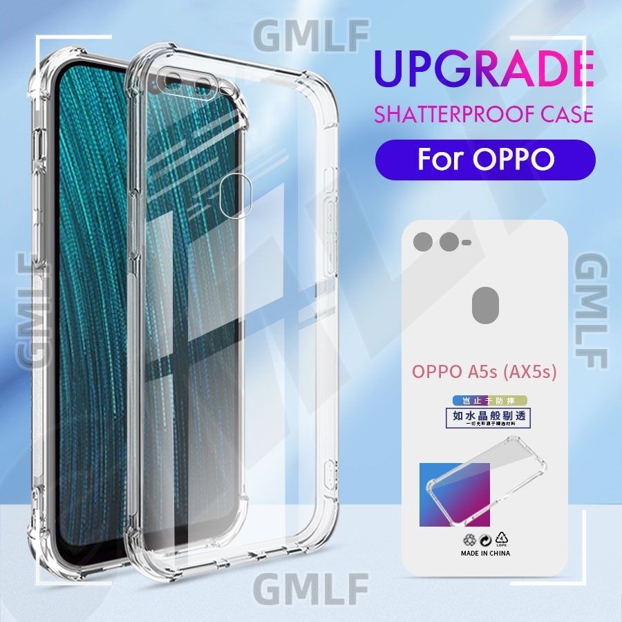 Cod ถุงลมนิรภัยสําหรับ OPPO F15 F11 F9 Pro F7 F5 A3s A5s A5 A9 A12 A12e A15 A15s A16 A19 A31 A32 A33 A52 A53 A92 A53 A53 A53 A53 A53 A74 3s A53 A83 A92 A74 ปลอกใสกันกระแทก 2ฉ