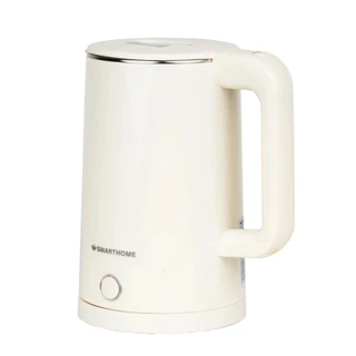SMARTHOME กาน้ำร้อนสีครีม 1.8 ลิตร รุ่น CA-2024 กำลังไฟ 1500w (รับประกัน 3 ปี) กาชงกาแฟ กาต้มน้ำไฟฟ้า