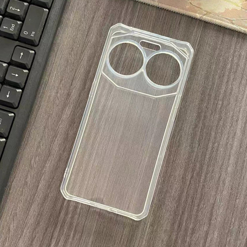 สําหรับ IIIF150 Air 3S Soft TPU เคสโทรศัพท์สําหรับ IIIF 150 Air3S AIR 3S สีดําโปร่งใสปกหลังซิลิโคนป้