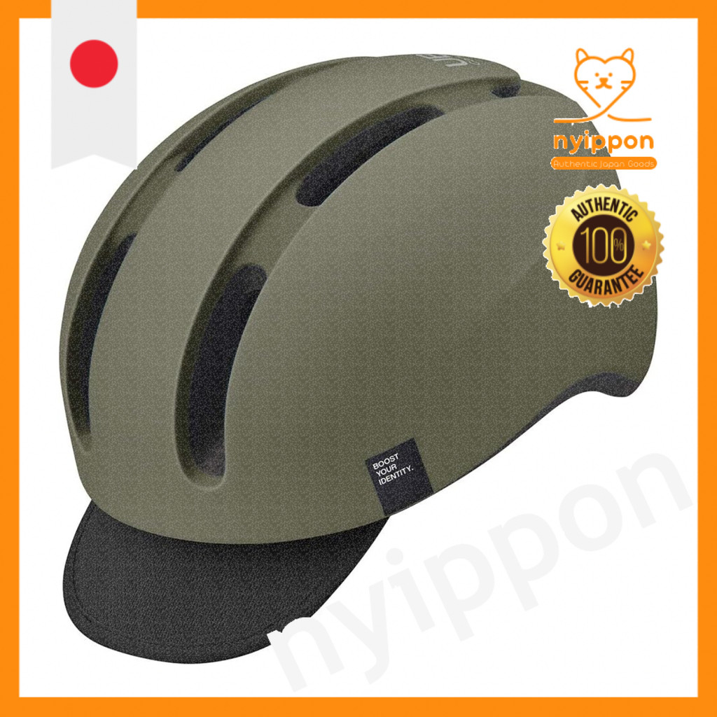 OGK KABUTO Bicycle Helmet Canvas Urban M/L (57-59 cm) Matte Olive JCF Recommended