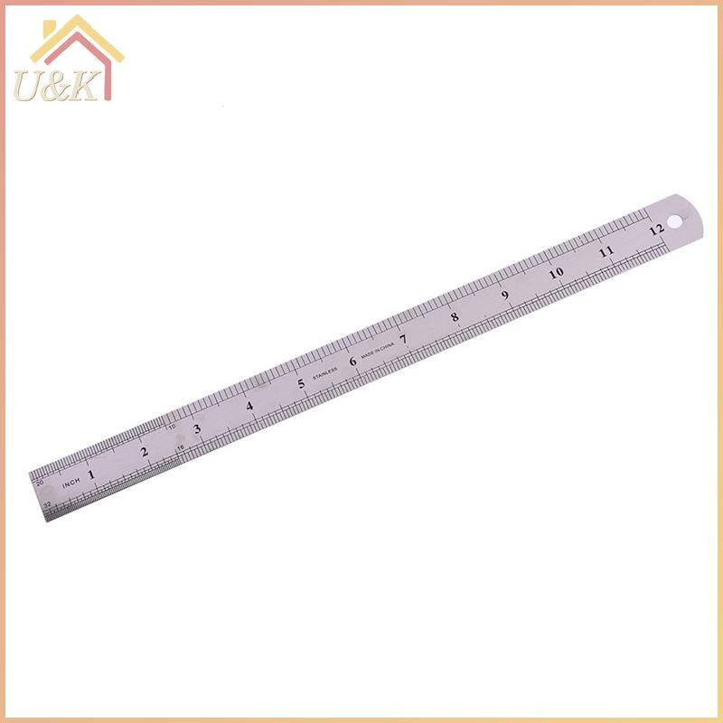 Strongaroetrtu METAL RULER สแตนเลสขอบตรงวาดตัดกันลื่นหลังจาก VN