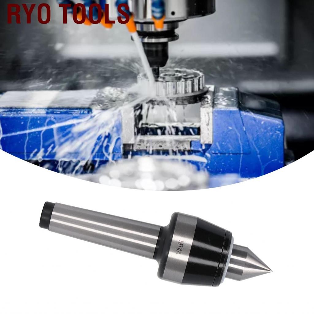 Ryo Tools-th Live Lathe Center กันน้ำหมุนได้ 0.005 ความแม่นยำ MT4A 60 ° Taper สำหรับการทำงาน