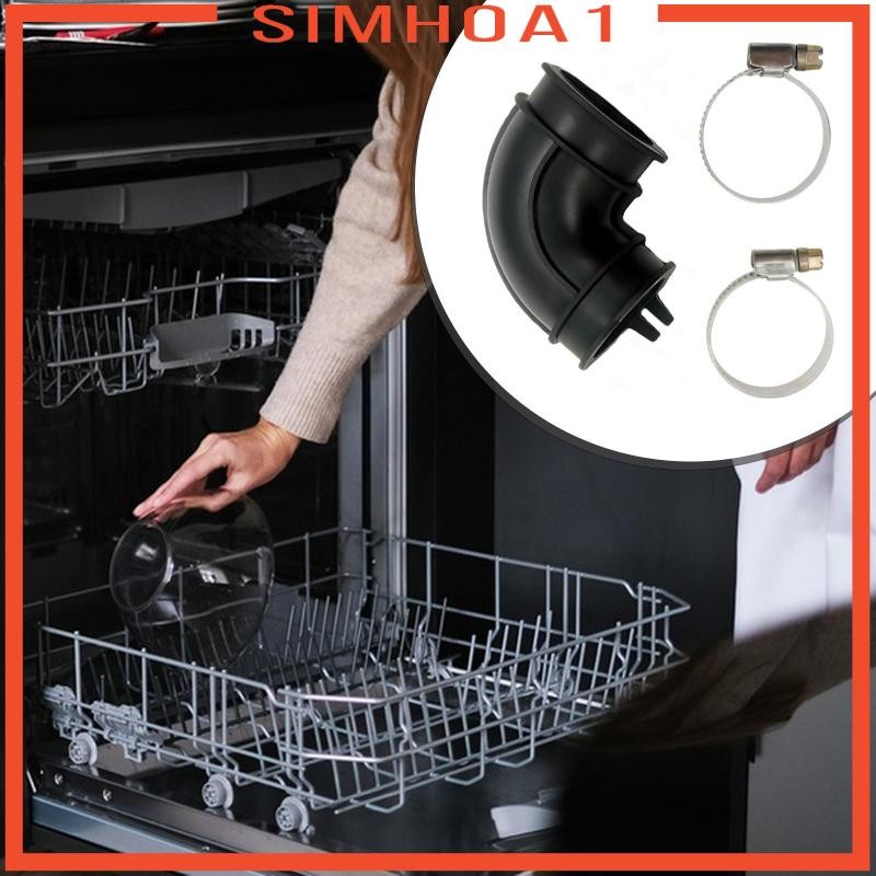 [Simhoa1] เครื่องล้างจานข้อศอกท่อและแคลมป์ชุดอุปกรณ์เสริม WD24x33918 ปฏิบัติสําหรับ Gdt550pyr7FS Gdf