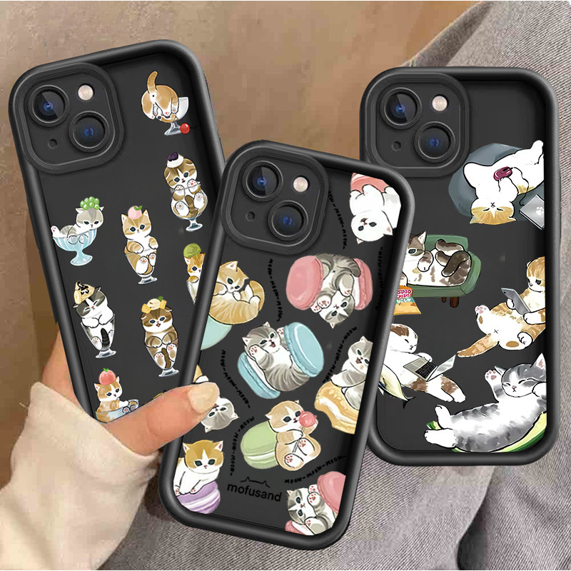 Mofusand Shark Cat สําหรับ VIVO V50 Lite V40 Lite V30 V30E V29E Y200 V27E V27 V23 V25 PRO V23E Y75 Y