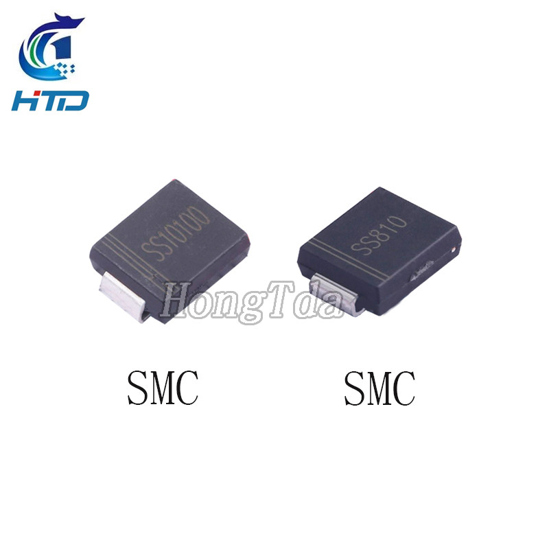 20PCS SS10100 SS810 10A/8A 100V SMC(DO-214AB) SMD Schottky diode