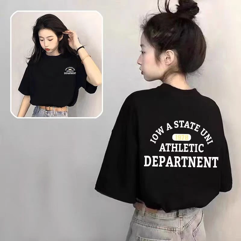 พิมพ์เวอร์ชั่นเกาหลี Oversize เสื้อผ้าแฟชั่นสาวอวบ เสื้อโอเวอร์ไซส์ผู้หญิง ไซส์ใหญ่  สินค้าใหม่  เนื้อผ้านิ่มๆใส่สบาย thumbnail 3