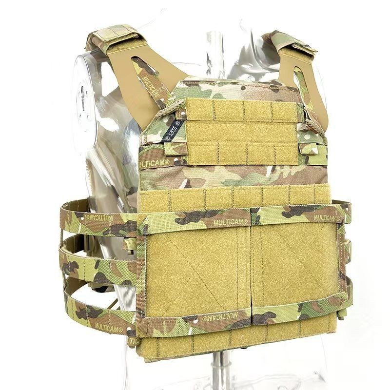 P POA MC Camouflage JPC2.0 เสื้อกั๊กยุทธวิธีกลางแจ้งพัดลมทหารน้ําหนักเบา Ending MOLLE Vest 500D ไนลอ