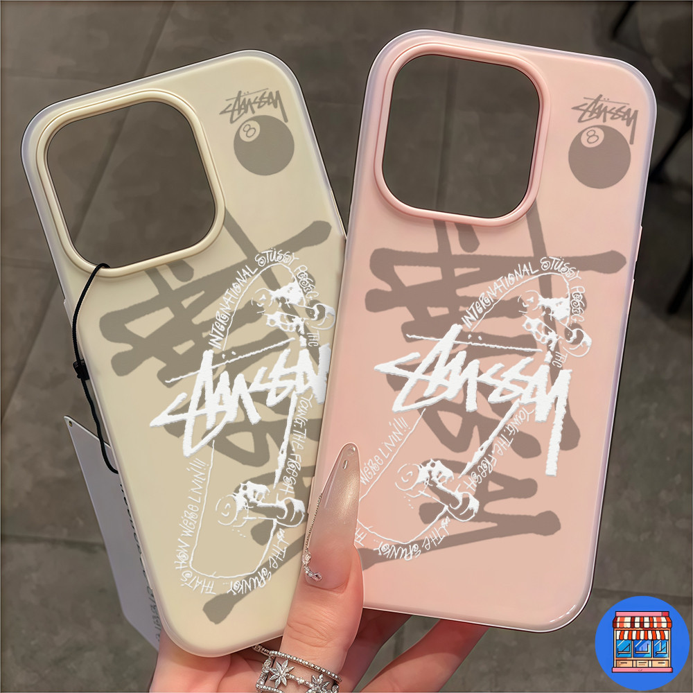 พร้อมส่ง เคสสำหรับไอโฟน15 ลายแบรนด์เนม ไฮโซ เคสด้านครอบสองชั้นสีสัน For IPhone13 11 12 14PLUS 6/7/8 
