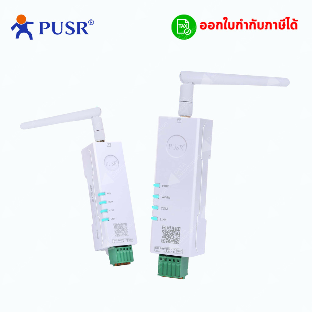 อุปกรณ์แปลงสัญญาณ RS485/RS232 TO Wifi Support Modbus TCP/MQTT/HTTP (USR-DR162 / 164 )