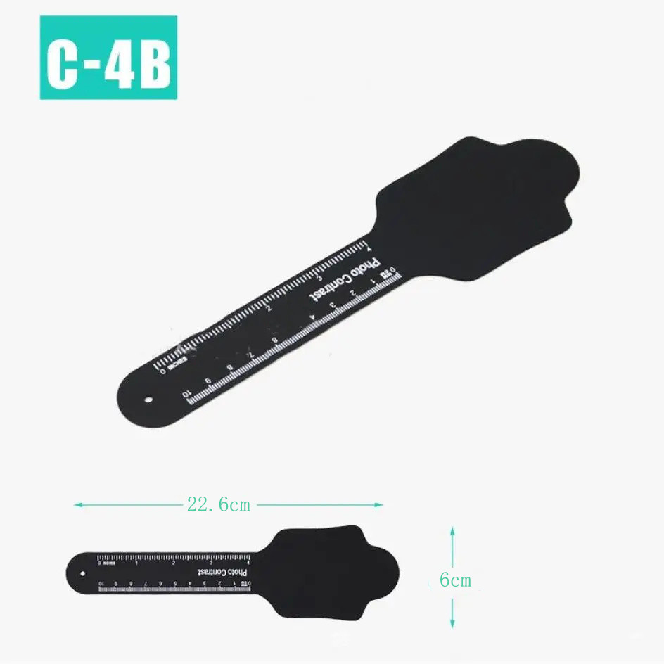 1pcs Autoclavable ทันตกรรม Photo Contrast สีดําพื้นหลัง รูปที่ 3