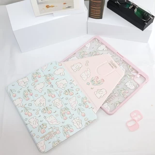 เคสสำหรับ ไอแพด หมุนได้ 360° สําหรับ เข้ากันได้สำหรับ gen10 Gen11 A16 Gen7/8/9 10.2 Pro11 2018-22 Air4/5 Air7 เคสipad