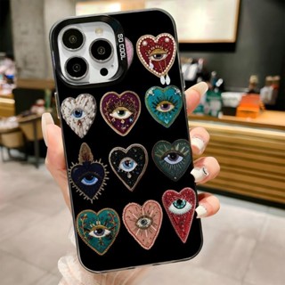 Eyess Heart Case สําหรับ iPhone 11 12 13 14 15 16 17 Pro Max…