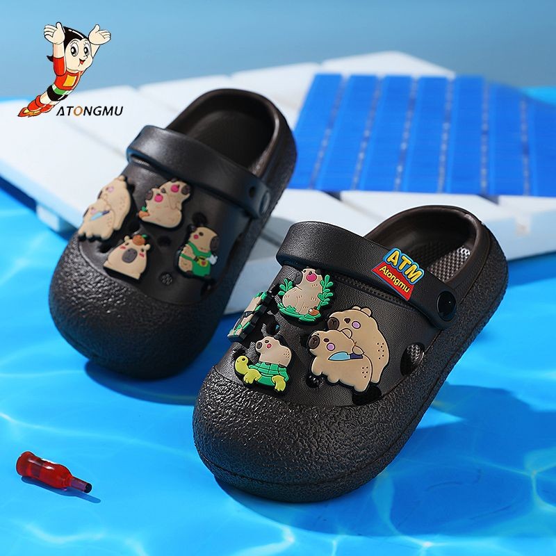 阿童木儿童拖鞋夏季 男童女童防滑软底中大童宝凉拖鞋Astro Boy รองเท้าแตะเด็กฤดูร้อนรองเท้าหลุมสําหรับเด็กชายและเด็กหญิง20250716
