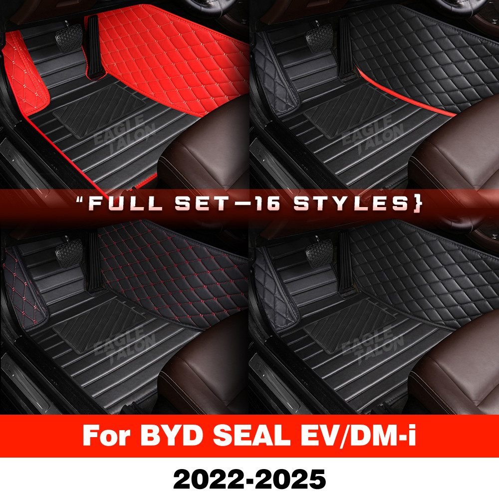 สําหรับ BYD SEAL EV/DM-i 2022-2025 2024 23 Custom รถพรมรถยนต์รายละเอียดภายในอุปกรณ์เสริมแผ่นป้องกันอ