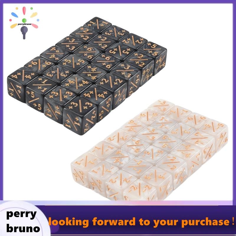 48 ชิ้น 16 มม. เครื่องนับลูกเต๋า Token Dice Loyalty Dice D6 Dice Cube สําหรับ,,,การ์ดเกม