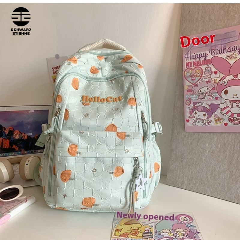 กระเป๋าเป้สำหรับนักเรียน จาก Chwaz Nirun ลายหวาน กันน้ำ น่ารัก