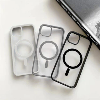 เคสใส For iPhone 17 13 12 11 15 14 16 Pro Max X XS XR Max 7 8 Plus SE เคสไอโฟน13 เคสชาร์จไร้สาย เคสโทรศัพท์กันกระแทก