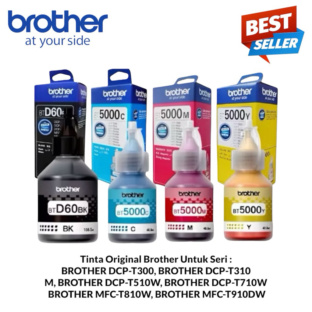 Brother BTD60BK & BT5000 Ink ของแท้ ใหม่ 100%