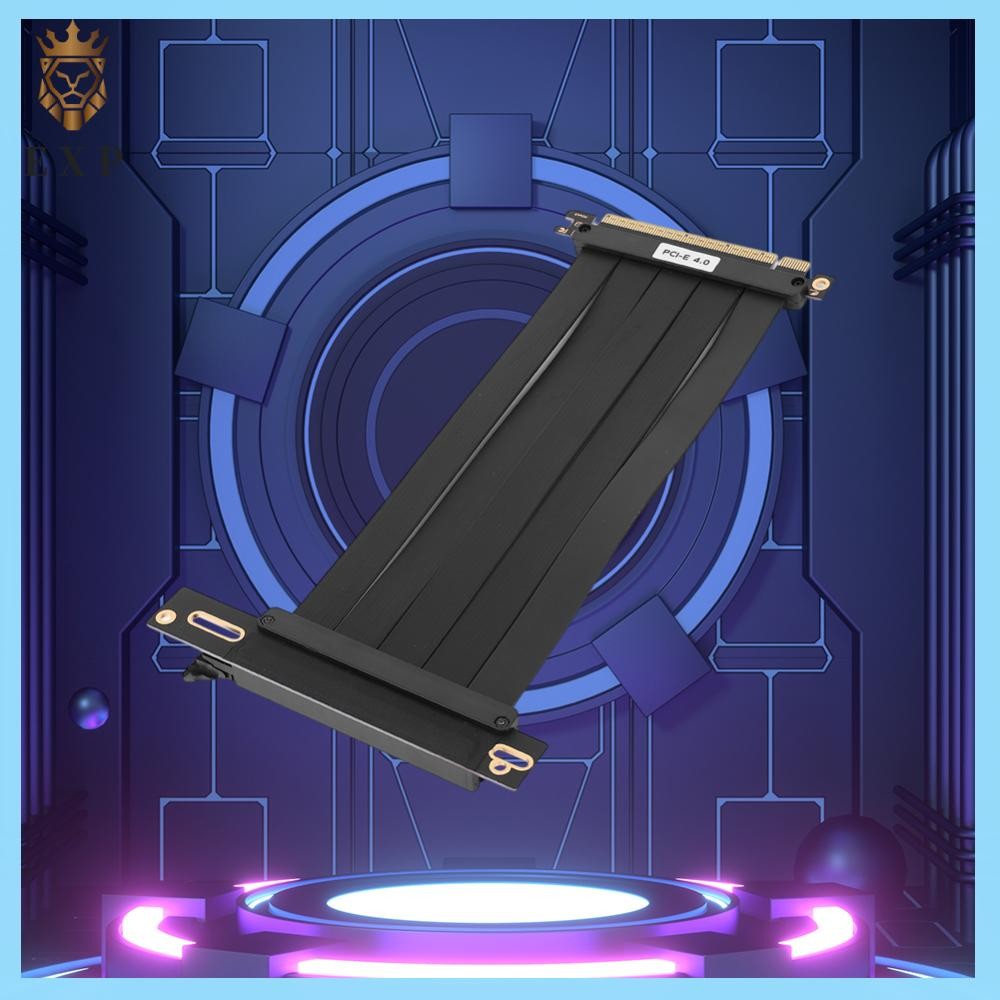 [explosion1.th] PCI-E 4.0 กราฟิกการ์ดสายต่อสายเคเบิลแบบยืดหยุ่นแบบพับได้ 90 องศา GPU สายไฟใช้งานร่วม