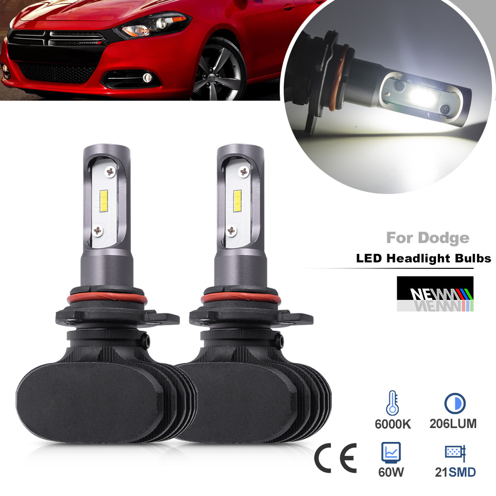 S1 ไฟหน้า LED H3 H7 H11 9006 6000K 8000LM รถหมอกโคมไฟ Canbus Turbo หลอดไฟ LED สีขาว