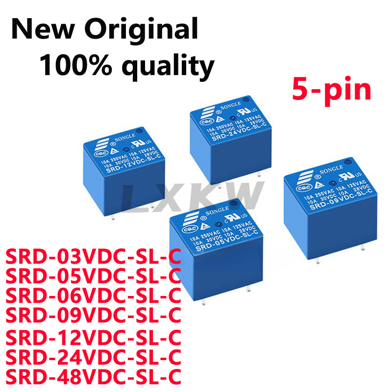 5/PCS ใหม่ SRD-03VDC-SL-C SRD-05VDC-SL-C SRD-06VDC-SL-C SRD-09VDC-SL-C SRD-12VDC-SL-C SRD-24VDC-C VD
