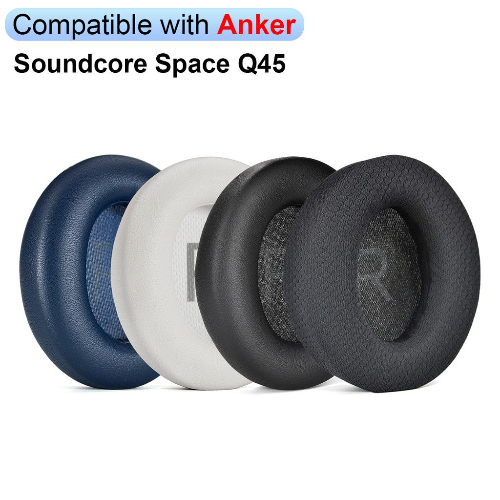 1 คู่หูฟังสําหรับ Anker Soundcore Space Q45 ชุดหูฟัง Earmuffs เบาะฟองน้ํา