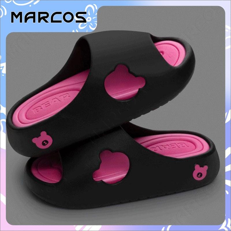 MARCOS พร้อมส่งจากไทย [MAR1018] รองเท้าแตะพื้นน่มสุดฟิ นพื้นสูงเจาะรูหัวใจกันน้ำ กันลื่นใส่ง่าย  ไม่เจ็บเท้า#03