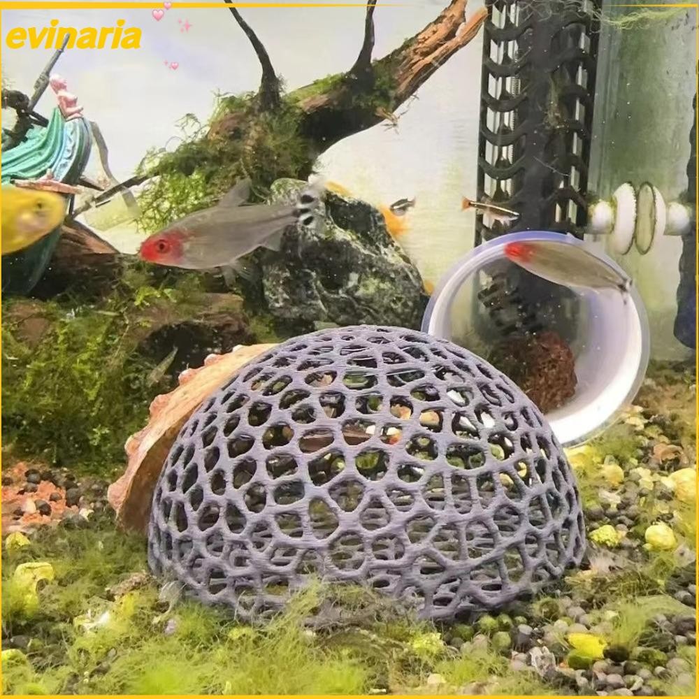 การตกแต่งตู้ปลา EVINARIA, อุปกรณ์พยุงเพาะพันธุ์เล่นเครื่องประดับถ้ําซ่อนปลา, ถ้ําพักผ่อนอเนกประสงค์ ถ้ําน้ํา ที่หลบกุ้ง
