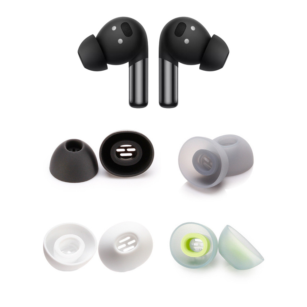 จุกหูฟังซิลิโคน 3 คู่ สําหรับ OnePlus Buds Pro 3/2, Buds 4/3, Nord Buds 3 Pro/2, Nord Buds 2, Buds Ace 2 ใส่เคสได้